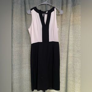 Banana Republic black and white professional dress size 4